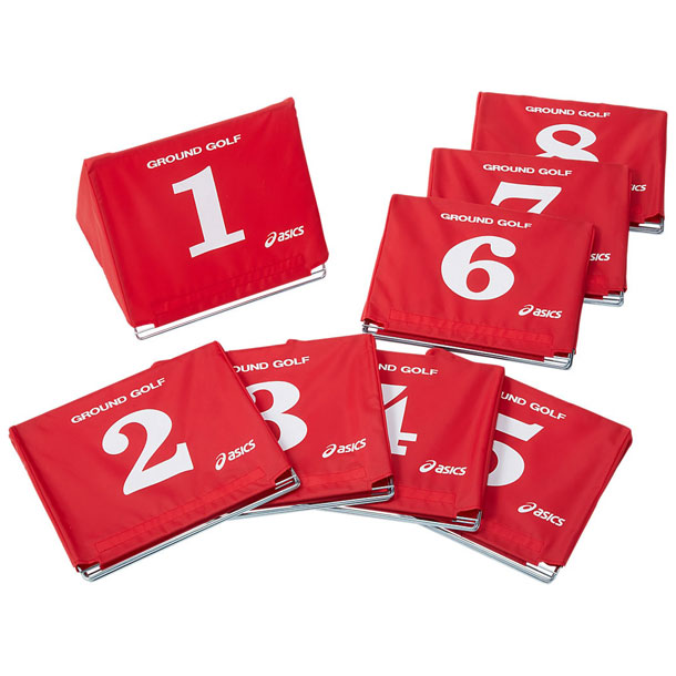 アシックス asics 大型スタート表示板セット (レッド) (3283A027)