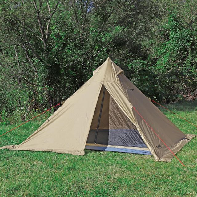 CAPTAIN STAG(キャプテンスタッグ) トレッカー ワンポールテント レクタ270UV（カーキ） トレッキング キャンプ用品 テント (UA62)の通販は