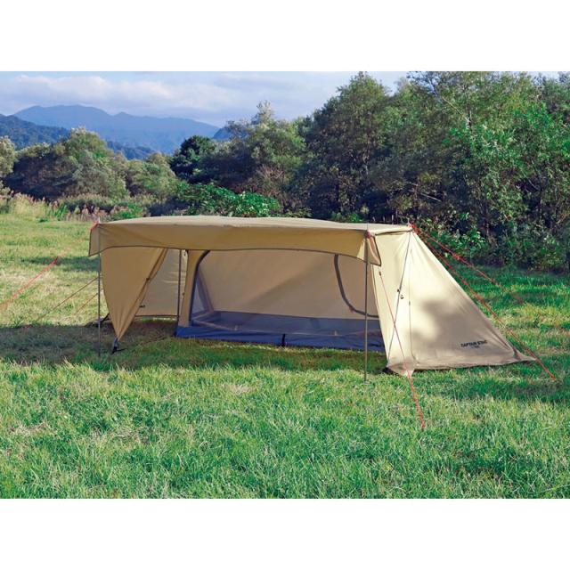 CAPTAIN STAG(キャプテンスタッグ) トレッカー キャンプベースソロUV（カーキ） キャンプ トレッキング (UA63)