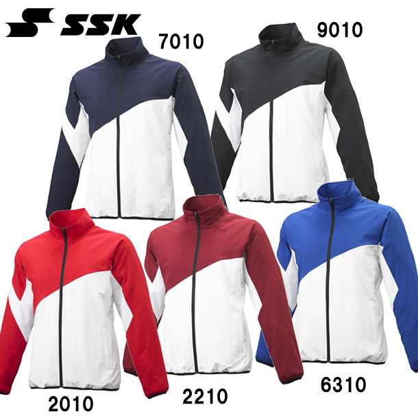 エスエスケイ SSK クロストレーニング 長袖フルZIP 野球用品 (BWC1903)の通販は 6,424円