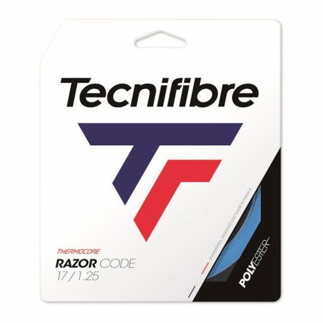 Tecnifibre(テクニファイバー) 200M RAZOR CODE 硬式テニス ストリングス (TFSR403)