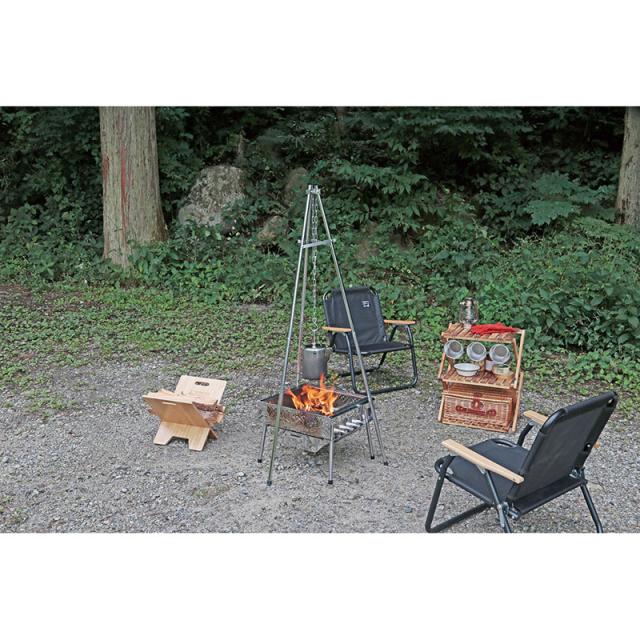 CAPTAIN STAG(キャプテンスタッグ) 7Way マルチ ファイアグリル トレッキング キャンプ用品 調理用具 (UG69)_1