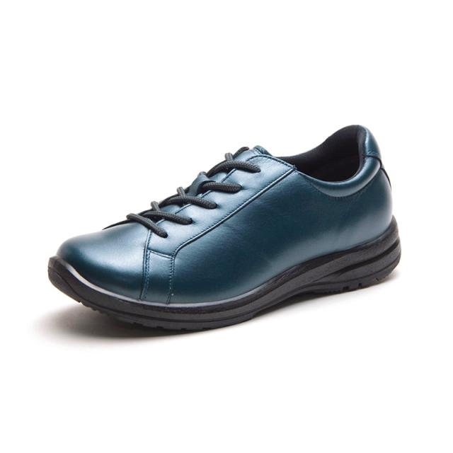 アサヒシューズ Asahi メディカルウォークWK L001 グリーンメタリック (KV30007)