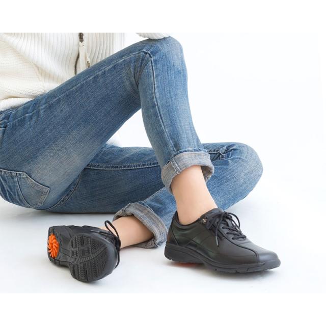 アサヒシューズ Asahi メディカルウォークLF ブラック (KV77074)の通販は