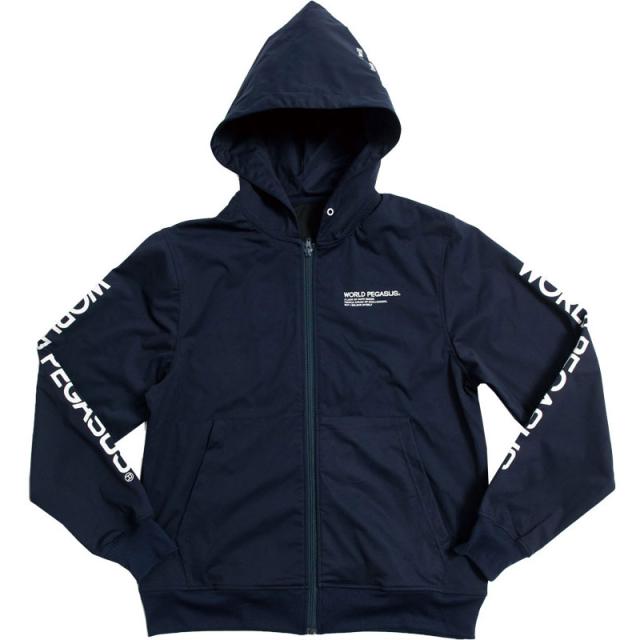 ワールドペガサス Worldpegasus 防風・撥水フーデットパーカー（フルオープン） アパレル トップス (WAP100)
