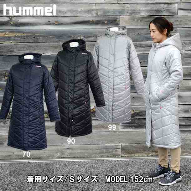 ヒュンメル hummel ピットスポーツ限定 レディース パデッドロングコート ピットスポーツ コラボ商品 中綿 ベンチコート  (HLW8081KM)の通販はau PAY マーケット - ピットスポーツ au PAY マーケット店 | au PAY マーケット－通販サイト