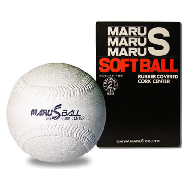 ダイワマルエス ゴム・ソフトボール 検定2号(1ダース) ソフトボール ボール 試合球・練習球