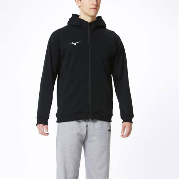 ミズノ MIZUNO スウェットシャツ(フルジップフーディー) (09ブラック) トレーニングウェア(メンズ) スウェット (32MC0177)の通販は 5,299円