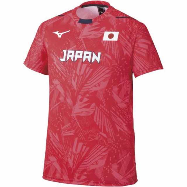 ミズノ MIZUNO 全日本レプリカシャツJAPAN国旗入り(半袖)(バレーボール) バレーボール ウエア プラクティスシャツ/練習着  (V2MA0506)の通販はau PAY マーケット - ピットスポーツ au PAY マーケット店 | au PAY マーケット－通販サイト