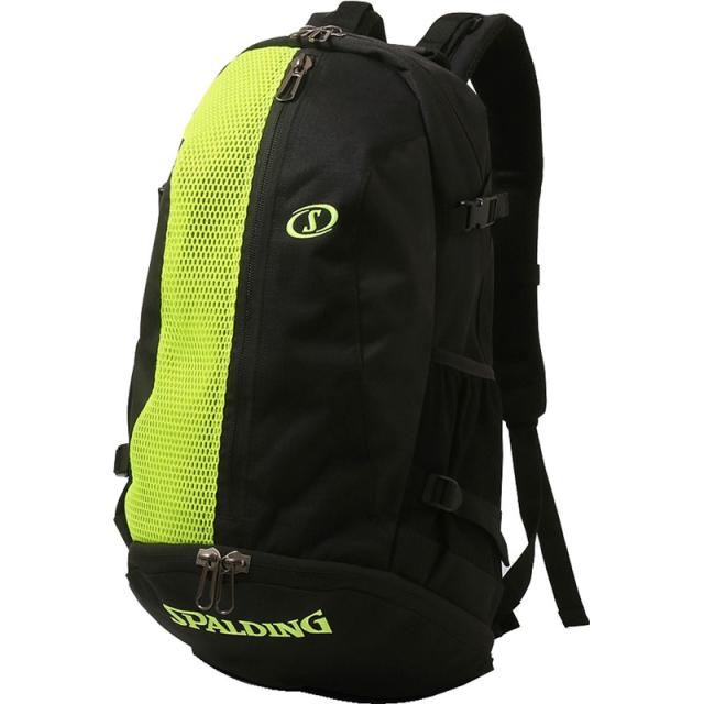 spalding(スポルディング) ケイジャー ブリーズ BK/LGR バスケットバックパック (40017lg)