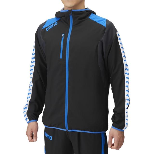 arena(アリーナ) ジヤケツト 水泳WUPニットジャケット (ass4jku001-bkbu)