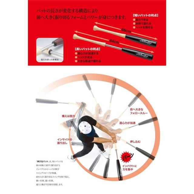 uchida(ウチダ) ノビルバット 軽量タイプ 野球ソフトトレーニングバット (nb80dr) uchida(ウチダ) ノビルバット 軽量タイプ 野球ソフトトレーニング