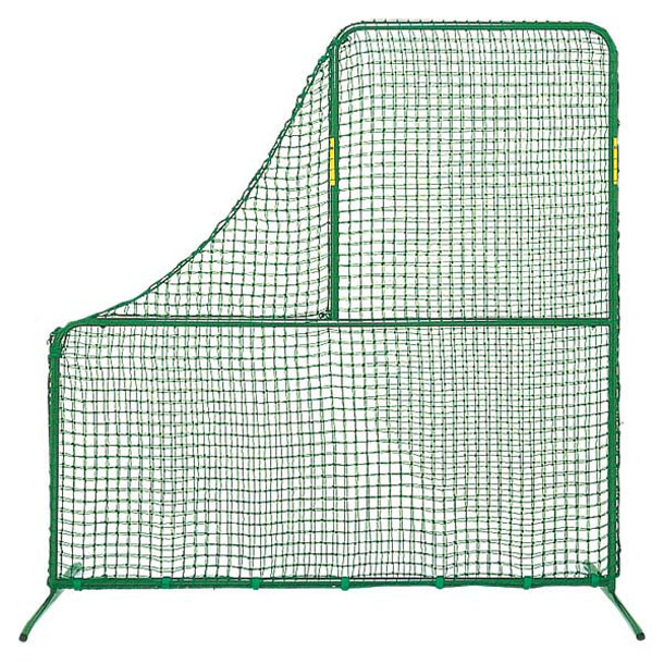 ゼット ZETT 投手用L型防球ネット(脚部回転式)脚部鉄製 野球 ソフトネット (BM138Z)