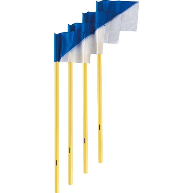 (代引き・個人宅・北海道・沖縄への配送不可)エバニュー(evernew) サッカーコーナーフラッグポール4ホンイリD サッカーグッズソノタ (eku034)