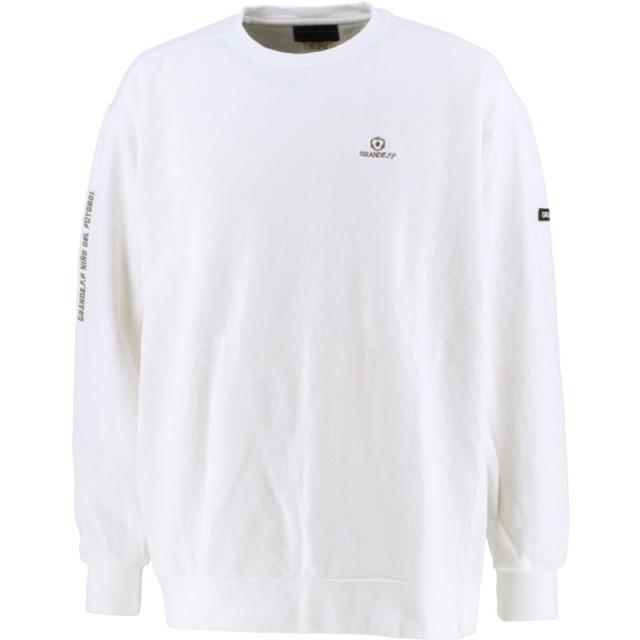 grande(グランデ) ガーメントダイ シシュウ スウェットクルー フットサルスウェットトレーナー (gfph21403-01)
