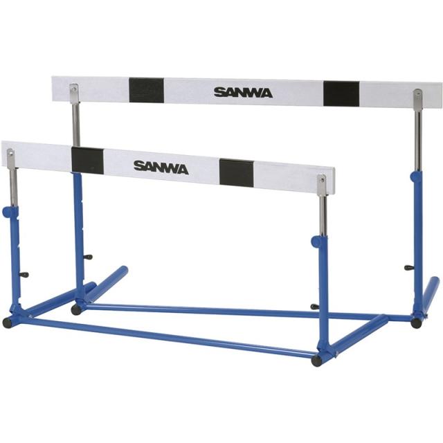 (代引き・個人宅・北海道・沖縄への配送不可)三和体育 クラッチシキ･ハードル(オリタタミチュウ 5D 陸上器具 (s0887)の通販は 7,286円