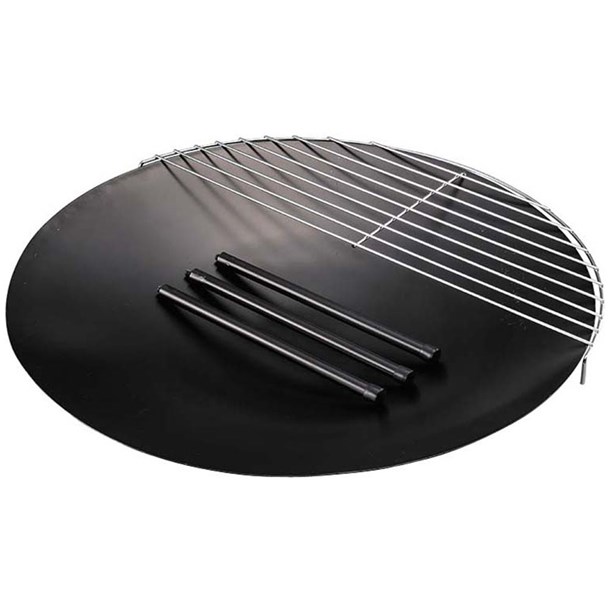 ラウンド ファイアベース(ブラック) captainstag キャプテンスタッグ