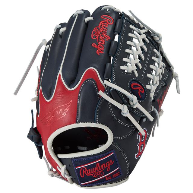 ローリングス Rawlings 軟式ハイパーテックMLBTEAMN55WBOS 軟式用グローブ 地球儀 25AW GR5HTMN55W