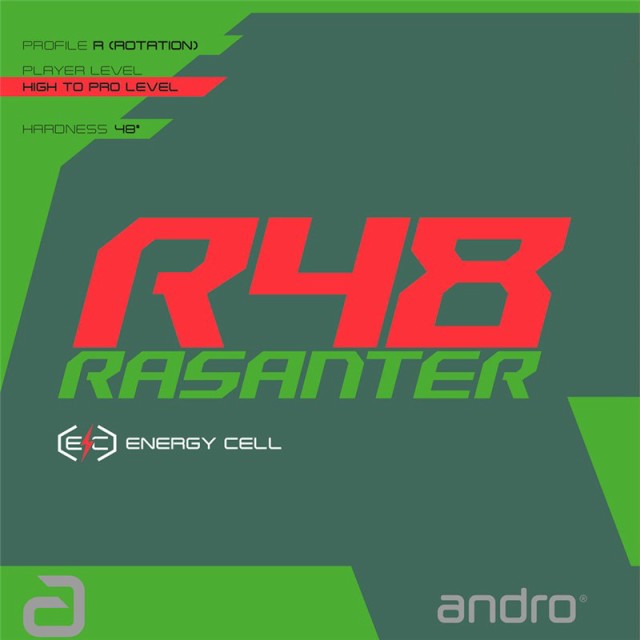 andro(アンドロ) ラザンターR48 グリーン タッキュウラバー -110021080の通販は