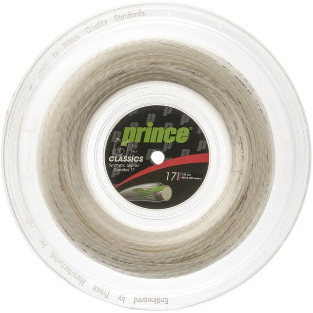 プリンス prince 7J50101Rシンセテック1DFWHT テニス硬式 ガット (7j50101)