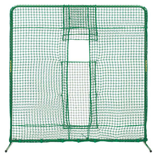 ゼット ZETT 代金引換不可 ピッチングマシン･ソフトボールマシン前ネット(脚部回転式)脚部鉄製 野球 ソフトネット (BM132Z)