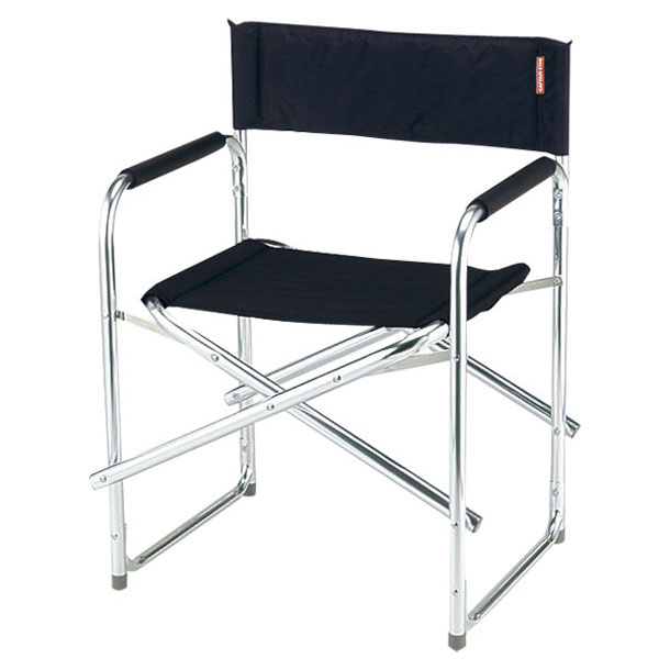 キャプテンスタッグ captainstag グラシアアルミディレクターチェア(ブラック) M-3802 アウトドアグッズ (M3802)の通販は 7,407円