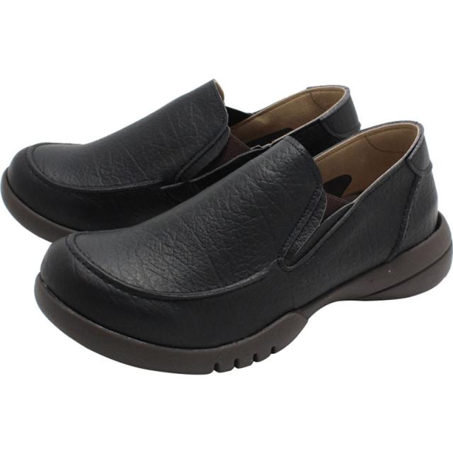 re:geta(リゲッタ) EVAサイドゴアシューズ R-328 カジュアルシューズ (r328-blk)
