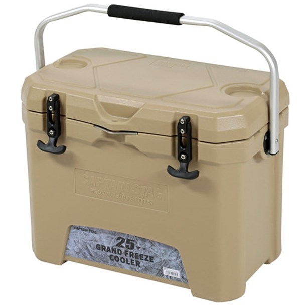 キャプテンスタッグ captainstag グランドフリーズ クーラー25 アウトドアグッズ (ue65)