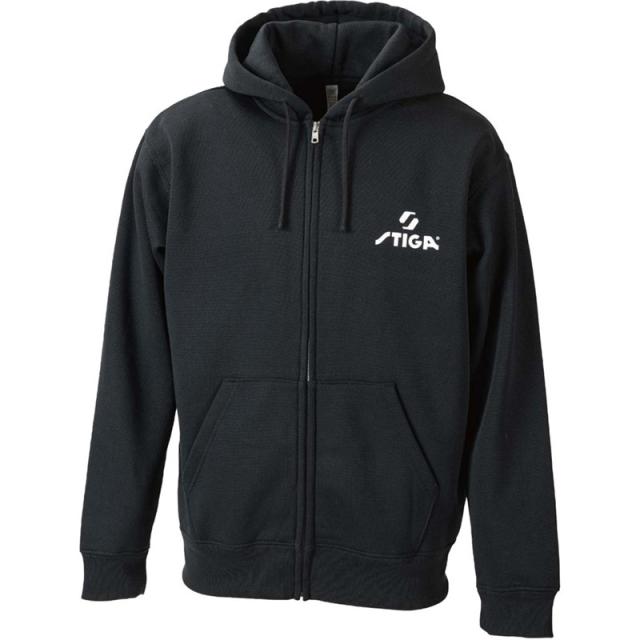 stiga(スティガ) ジップパーカーJP-II BK M 卓球 ウェアトップス (1805090105)