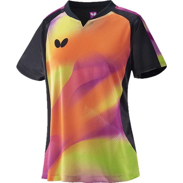 バタフライ(butterfly) グレスリー･シャツ･レディース 卓球ゲームシャツ (46329-053)の通販は 6,930円