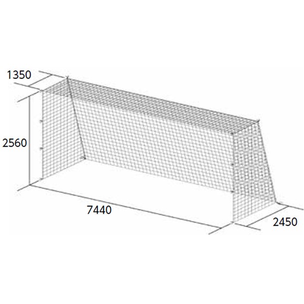 (代金引換・個人宅・北海道・沖縄県への配送不可)トーエイライト TOEI LIGHT イッパンサッカーゴールネット サッカーネット (b2192)