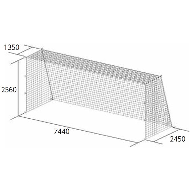 (代金引換・個人宅・北海道・沖縄県への配送不可)トーエイライト TOEI LIGHT イッパンサッカーゴールネット サッカーネット (b2481)