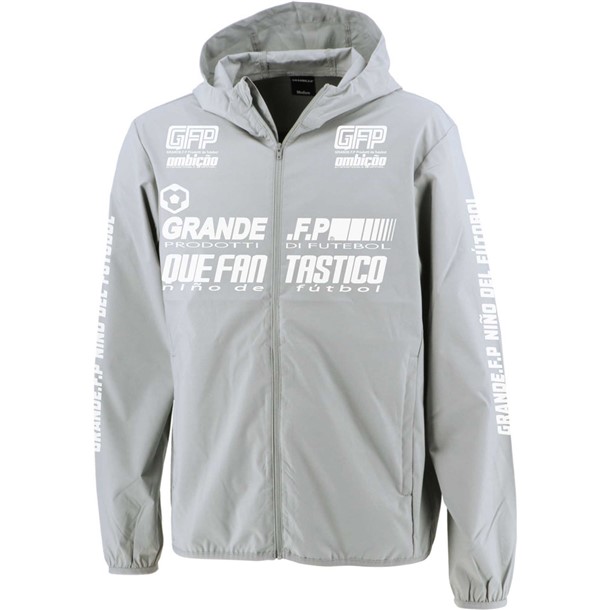 グランデ grande GRFPドライストレッチZIPパーカーJKT フットサルピステシャツ (gfph21505-1401)