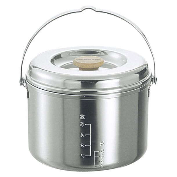 キャプテンスタッグ captainstag 3層鋼ゴハン炊キクッカー(5合) アウトドア食器 (M8610)