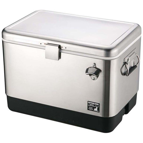 キャプテンスタッグ captainstag ステンレスフォームクーラー51L アウトドアグッズ (ue0076)
