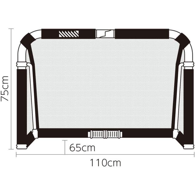 footballgear フットボールギア クレイジーゴールミディアム110×75 サッカー ゴール mgx1175-wht
