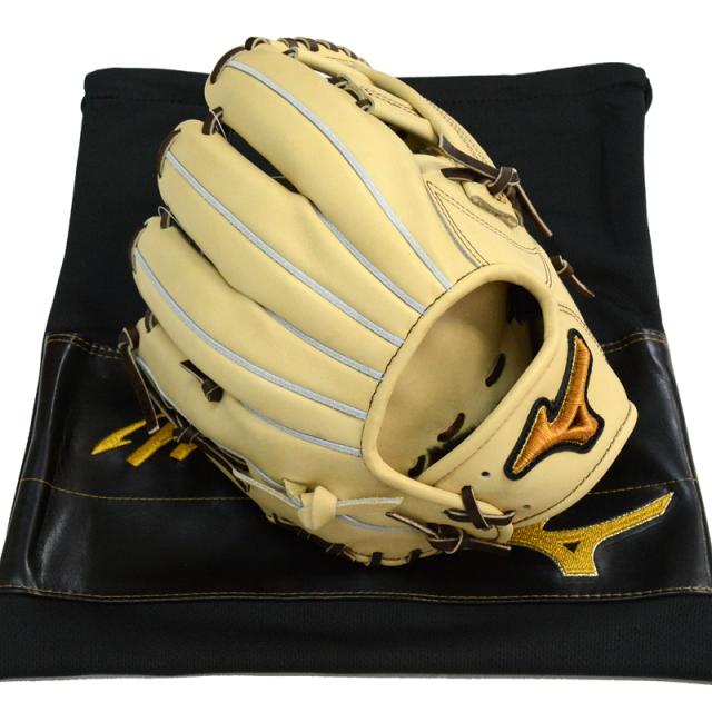 ミズノ MIZUNO 硬式用 ミズノプロ 内野手用：サイズ9 グラブ袋付 BSS