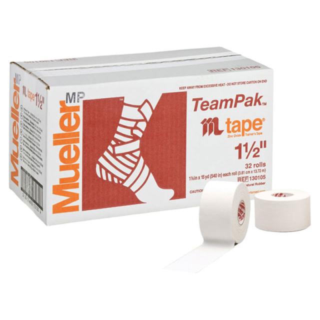 【ロット販売：入り数32】 MUELLER(ミューラー) ホワイトプロテープ 38MM ボディーケア テーピング (130105mj)