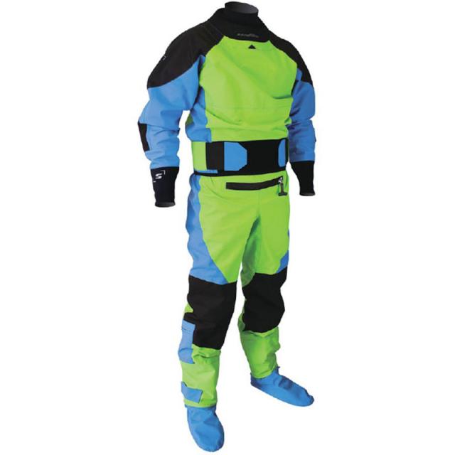 SANDILINE(サンディライン) ドライスーツ カヤックエキストリーム メンズ グリーン/ブルー/ブラック M アウトドア ウェア １ (40677)の通販は