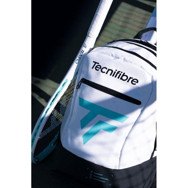 Tecnifibre(テクニファイバー) TOUR WHITE-BLUE BACK テニス バッグ