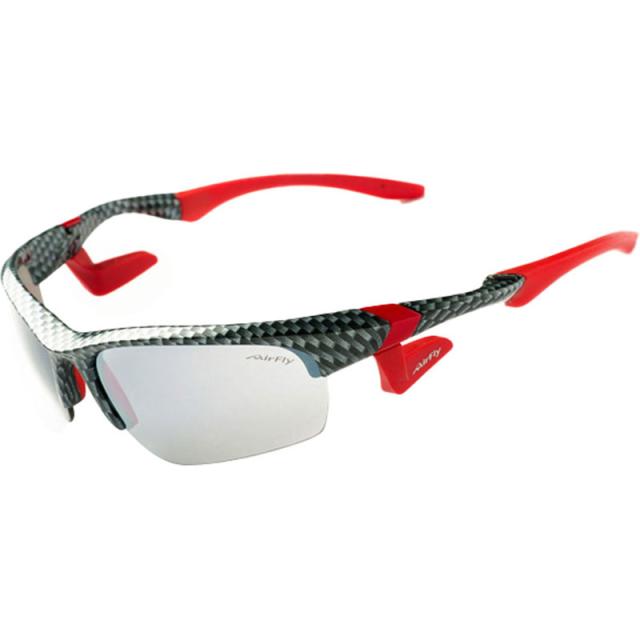 Airfly(エアフライ) 鼻パッドノナイスポーツサングラス AF-101 C-6 CARBON STYLE (カーボン調) マルチスポーツ サングラス (af101c6)の通販は