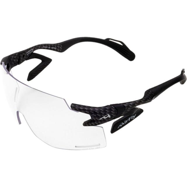 Airfly(エアフライ) 鼻パッドノナイスポーツサングラス AF-301 C-33BK マルチスポーツ サングラス (af301c33bk)