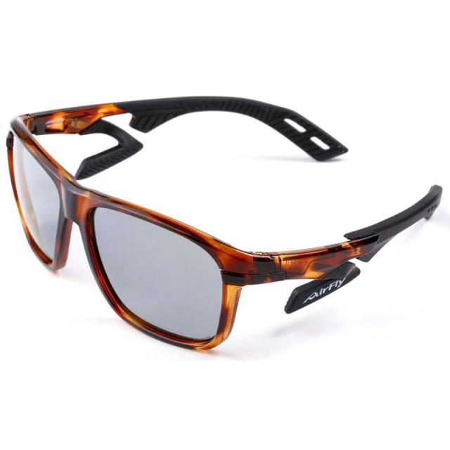 Airfly(エアフライ) AF-402 マルチパーパス偏光グレーレンズ組込ミ マルチスポーツ サングラス (af402c3pg)