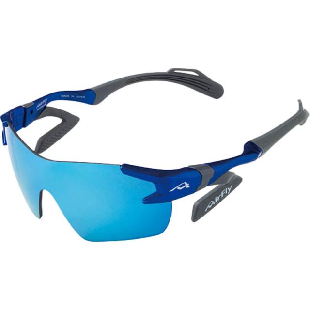 Airfly(エアフライ) 鼻パッドノナイスポーツサングラス AF-901 C-3K BLUE マルチスポーツ サングラス (af901c3k)