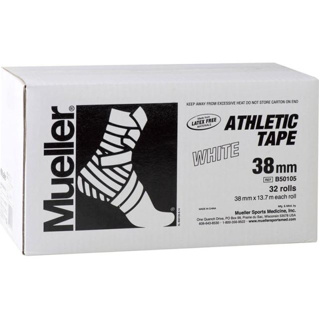 【ロット販売：入り数32】 MUELLER(ミューラー) ホワイトプロ アスレチックテープ38MM ボディーケア テーピング (b50105)