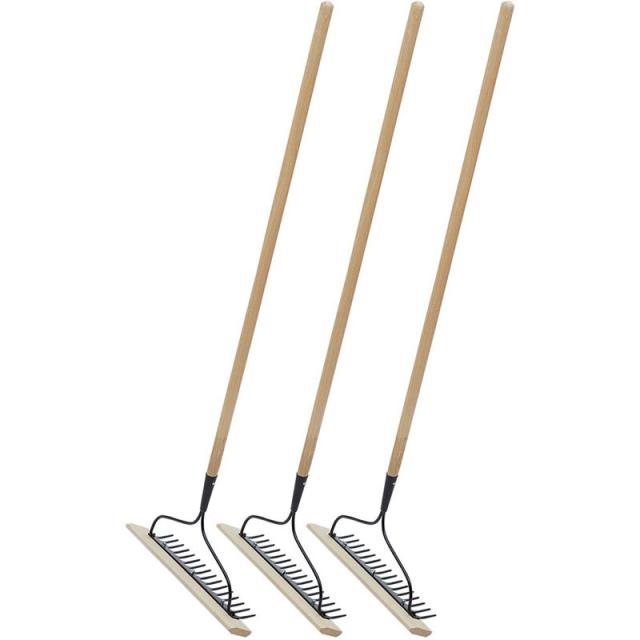 (代金引換・個人宅・北海道・沖縄への配送不可)UNIX(ユニックス) グランドサポートマルチレーキ3本セット 野球＆ソフトボール 器具 (bx7902)