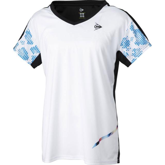DUNLOP(ダンロップ) WOMEN'S 23春夏 GAME SHIRT テニス ゲームシャツ ウィメンズ (dap1322w-003)