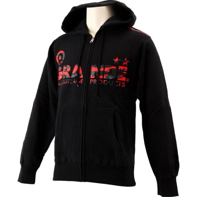 GRANDE.F.P(グランデエフピー) CAMO プロトタイプ スウェット ジップパーカー フットサル スウエットジャケット (gfp10166-0935)