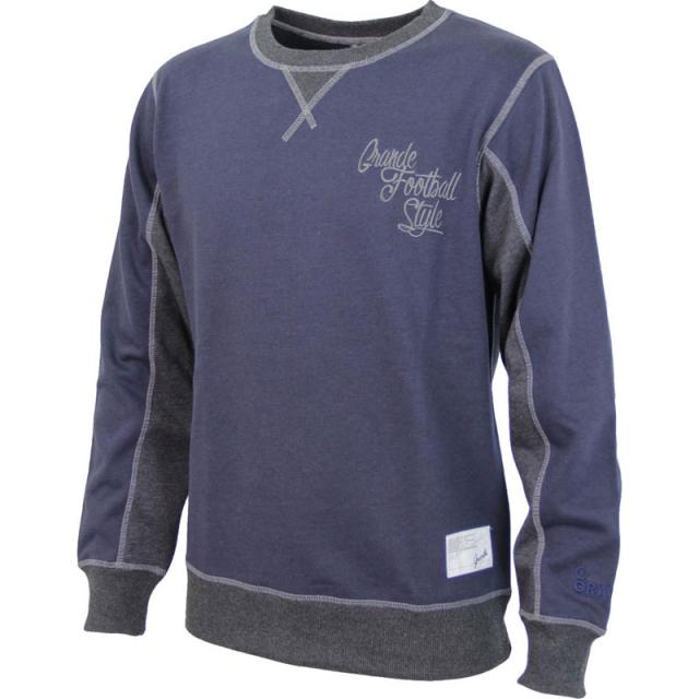 GRANDE.F.P(グランデエフピー) 【男女兼用 サッカー･フットサルウェア】 OLD TYPE-A SWEAT CREW フットサル スウエットトレーナー (gfph16404-8714)