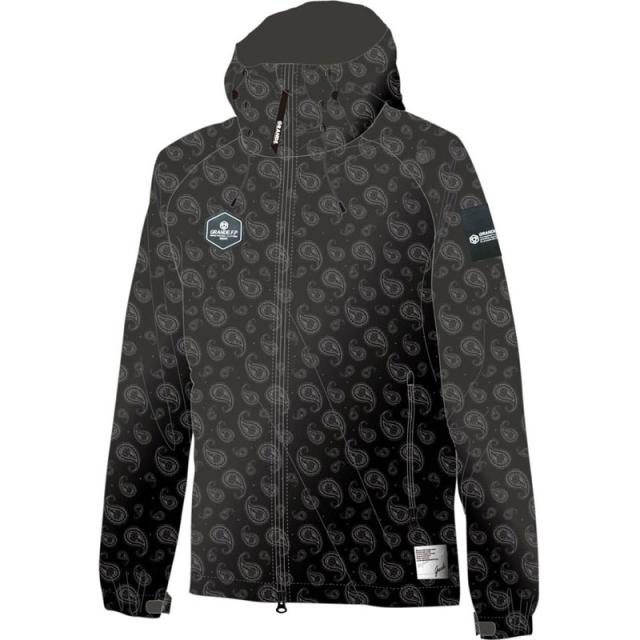 GRANDE.F.P(グランデエフピー) HEXAGON EMBOSSED ACTIVE SHELL HOOD ZIP JK フットサル ジャケット (gfph20506-0900)
